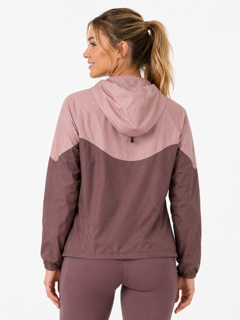 Kari Traa Sanne Wind Jacket Small Prim Pink Windbreaker Packable Hooded Full Zip - Picture 2 of 7